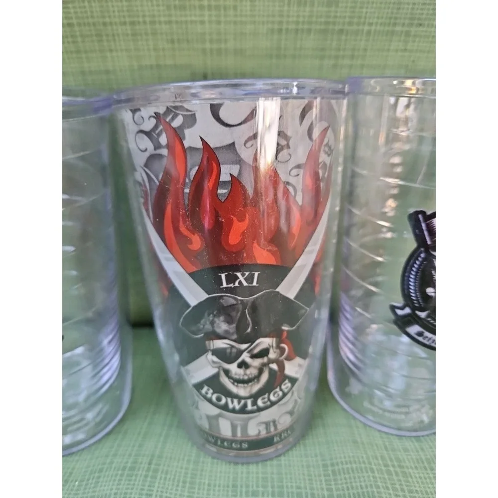 3 Krewe Of Bowlegs Billy Bowlegs Cups Vintage Tervis Various Years Destin‎ FWB